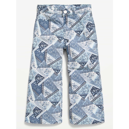 Printed Super Baggy Wide-Leg Jeans for Toddler Girls | Old Navy
