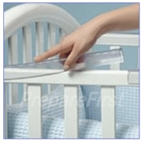 Crib Rail Teething Guard - Clear