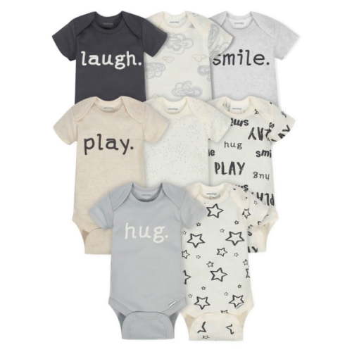 Onesies Brand Baby Neutral Bodysuits, 8-Pack, Sizes Newborn - 12 Months