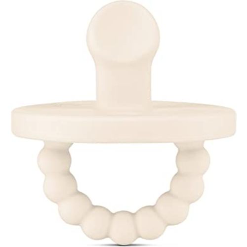 Ryan & Rose Cutie PAT Pacifier Teether (Slant, Ivory)