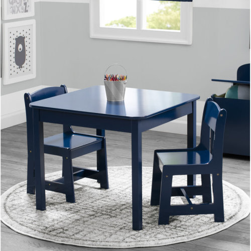 Mack & Milo™ Krista Kids 3 Piece Activity Table and Chair Set & Reviews | Wayfair