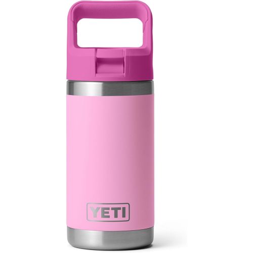 YETI Rambler Jr. 12 oz Kids Bottle, Power Pink/Wildflower
