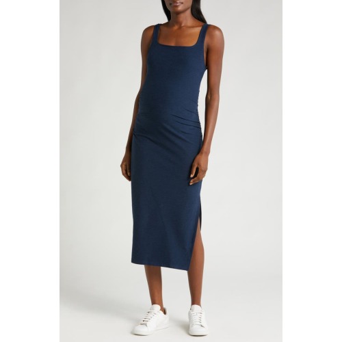 Beyond Yoga Icon Maternity Dress, Small, Nocturnal Navy