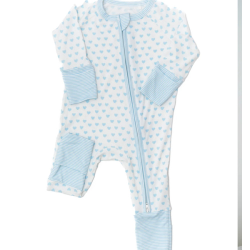 Hearts & Stripes Sleep Romper