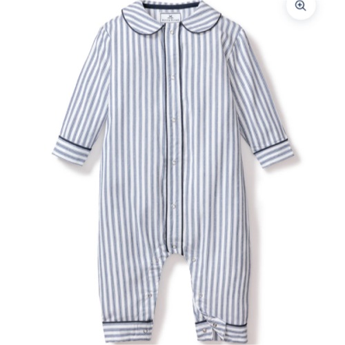 Infant's Antique Red Ticking Romper | Petite Plume