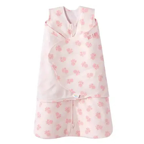 Rose Toss Blush Cotton Swaddle - Newborn | HALO