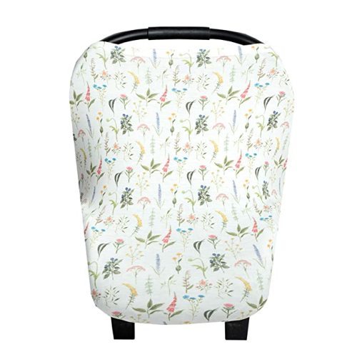 Copper Pearl Multi-Use Cover: Car Seat Covers, Nursing Cover, and Stroller Cover for Sun - Stretchy Fabric, All-Season Use, Stylish Designs, Easy Access for Moms - Aspen