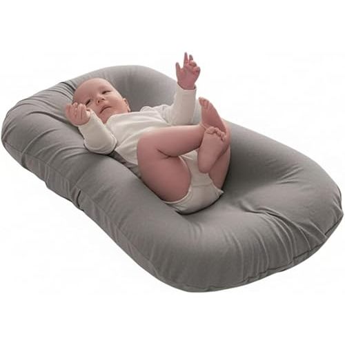Baby Lounger- Newborn Baby Lounger (No Padding in the Middle Part) (Grey)