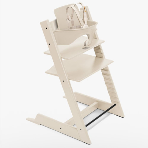 Stokke Tripp Trapp High Chair and Baby Seat: Vanilla White
