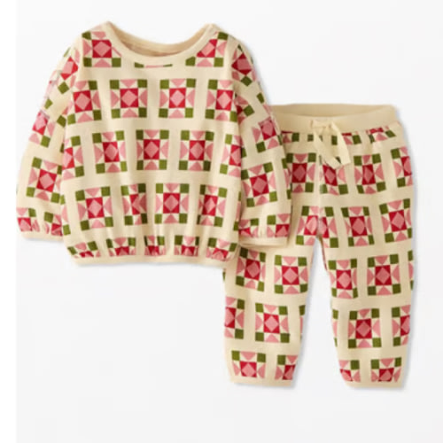 Baby Long Sleeve Waffle Top & Pants Set