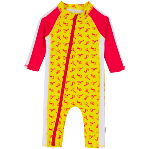 Sunsuit - Long Sleeve Romper Swimsuit | "Lobster"