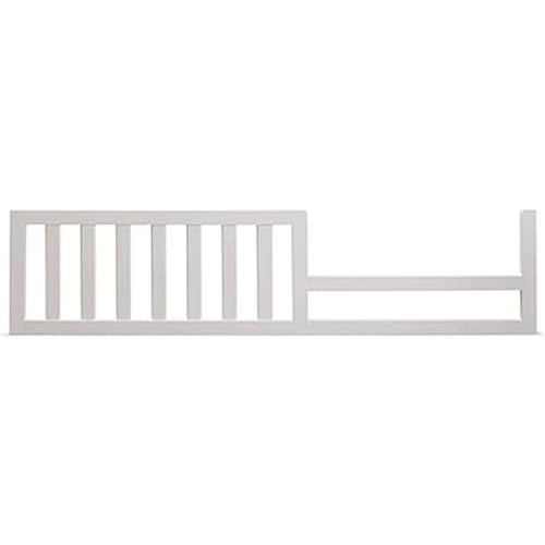 Toddler Bed Safety Guard Rail for Sorelle Convertible Cribs - Solid Wood Rail for Convertible Crib to Toddler Bed Conversion - Safety Bed Rail for Children (Model #148, White)