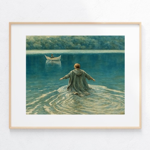 Don't You Leave Him, Samwise Gamgee Art Print Lord of the Rings Watercolor Painting Bookish Gift Ideas Movie Posters Gallery Wall Decor