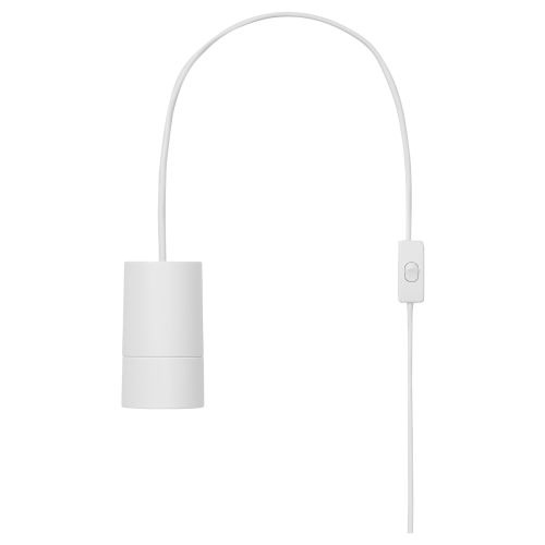HAVSRIS Cord set with switch - white 15 ' 5 "
