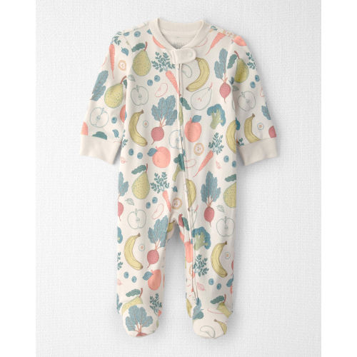 Baby Organic Cotton Sleep & Play Pajama in Veggie Fruit - Little Planet | Carter's