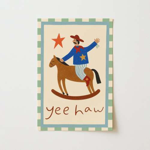 Cowboy Western – Nursery & kids wall art
