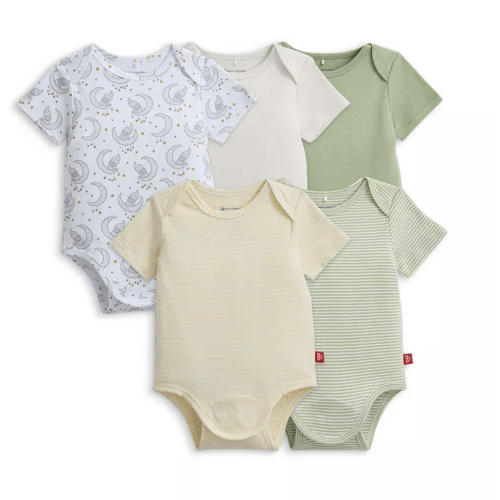 Unisex Bodysuit Bundle, Pack of 5 - Baby (0 - 3 Months)