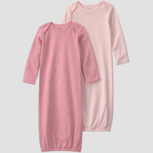 Carter's Just One You® Baby Girls' Long Sleeve Nightgown - Pink Newborn