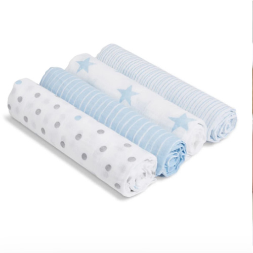 Dapper Muslin Swaddle 4pk | aden + anais