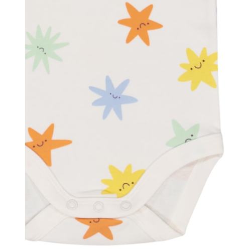 Cream Baby Short Sleeve Cotton Interlock Bodysuit | Best&Less™ Online