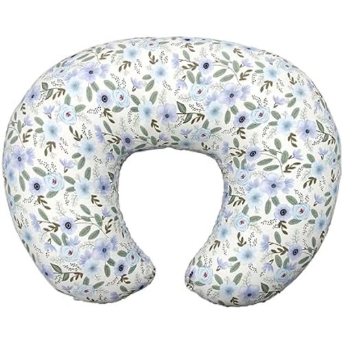 Nursing Pillow, Breastfeeding Pillow with Removable Cover, Ergonomic Breast Feeding Pillow, Baby Feeding Support Cushion for Mom Easier Breastfeeding- Original Size/Leaves