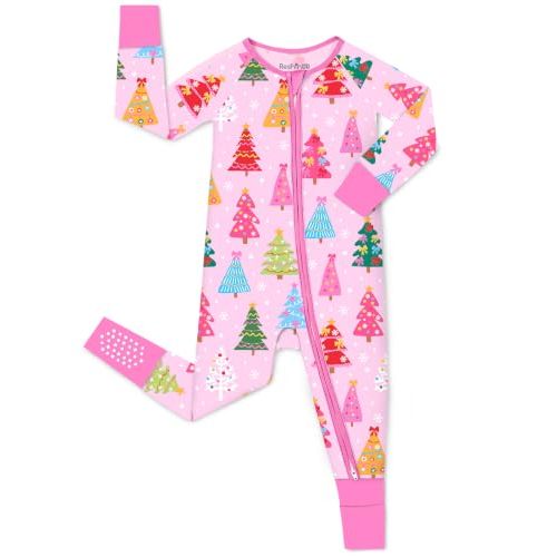 babee Reshinee Viscose Derived from Bamboo Baby Footie Pajamas Convertible Newborn Sleeper for Baby Girl Zipper Onesie 0-24M