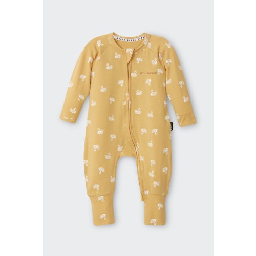 Bonds Newbies Organic Cotton Zippy | Sweet Swans