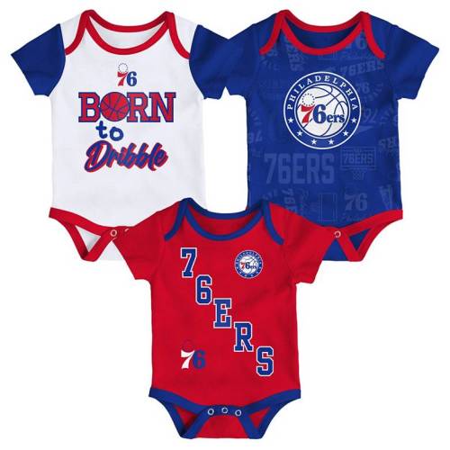 NBA Infant Philadelphia 76ers White Born To Hoop Creeper Set | Dick's Sporting Goods