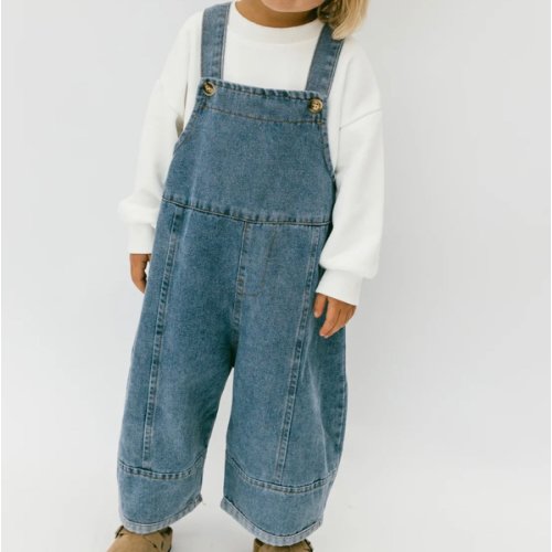 Oversized Overalls- Denim – Fostered Collection