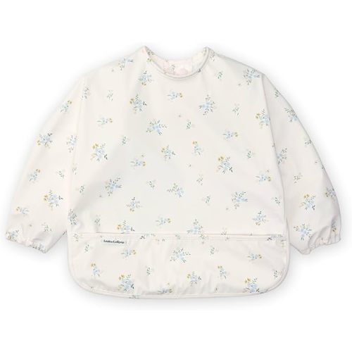Loulou Lollipop Long Sleeve Mess Free Waterproof Bibs, for baby boys and girls 6-36 Months, Machine Washable, Travel Friendly