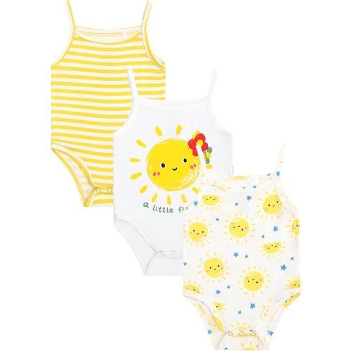 Baby Bodysuits 3-Pack Newborn Boys Girls Soft Bodysuit Bamboo Viscose Infant Toddler Summer Outfits