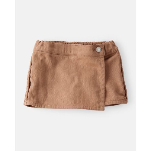 Baby Girl 100% Cotton Skort - Brown - OshKosh | Carter's