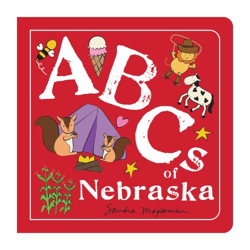 ABCs of Nebraska - (ABCs Regional) by Sandra Magsamen (Board Book)