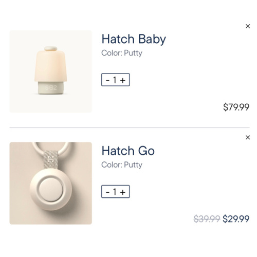 Baby Hatch + Go Hatch