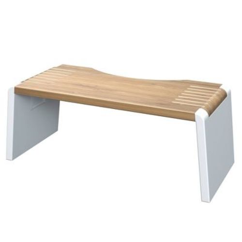 Folding Bamboo Stockholm Toilet Stool White - Squatty Potty