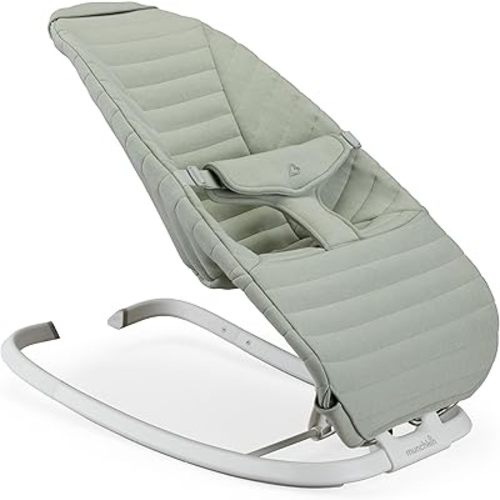 Munchkin Premium Seat Cover for Bouncer & Rocker - Soft, Machine Washable, Removable Fabric, Green