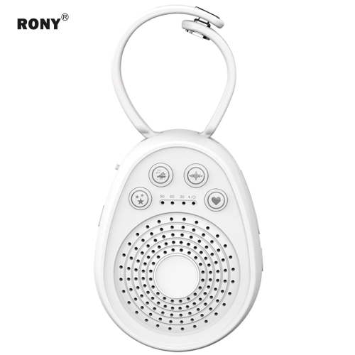 RONY White Noise Sound Machine with 20 Soothing Sound - Portable Sound Machine Sound Therapy with 3 Timers Portable Lanyard for Home Travel Office