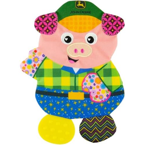 Lamaze John Deere Crinklies Assortment - Pig - Lamaze John Deere Crinklies - Pig Baby Toys & Gifts for Ages 0 to 1