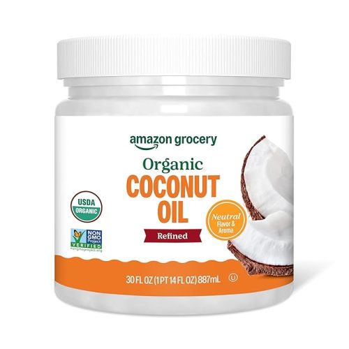Amazon Grocery, Organic Virgin Coconut Oil, 15 Fl Oz