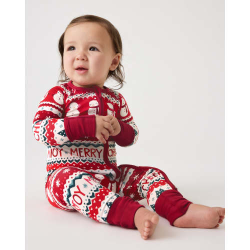 Festive Fair Isle Zippy