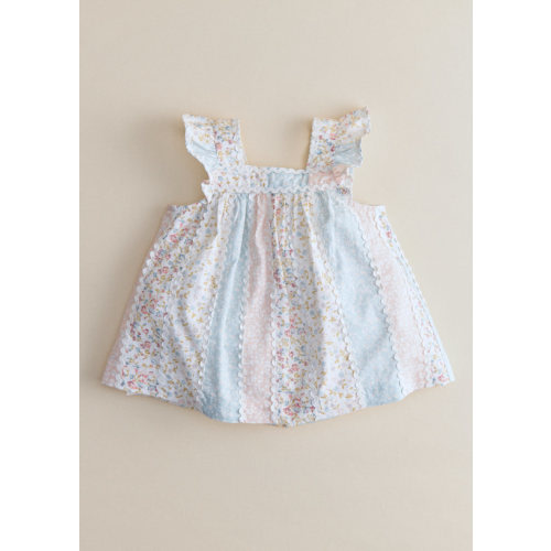 Stella Dress - Small Floral Patchwork