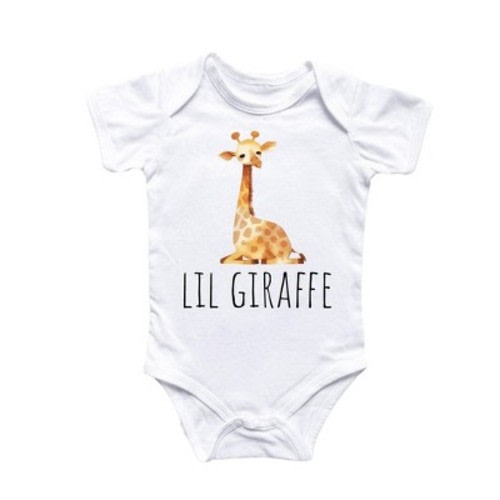 Little Giraffe Safari - Baby Boy Girl Clothes Infant Onesie® Funny Cute Newborn GS1 Multicolor 0-3M