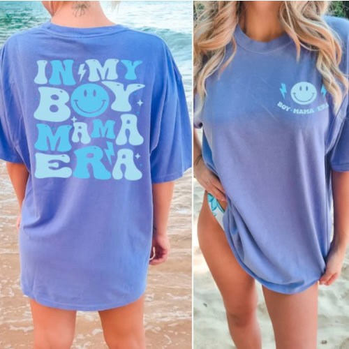 In My Boy Mama Era Nursing T-shirt