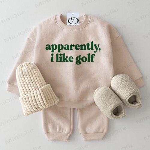 APPARENTLY I LIKE GOLF Baby 2-Piece Set