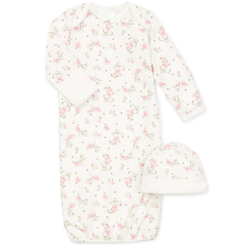 Vintage Rose Sleeper Gown And Hat
