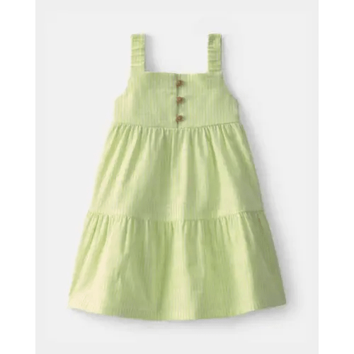 Baby Girl Tiered Dress - Green | Carter's