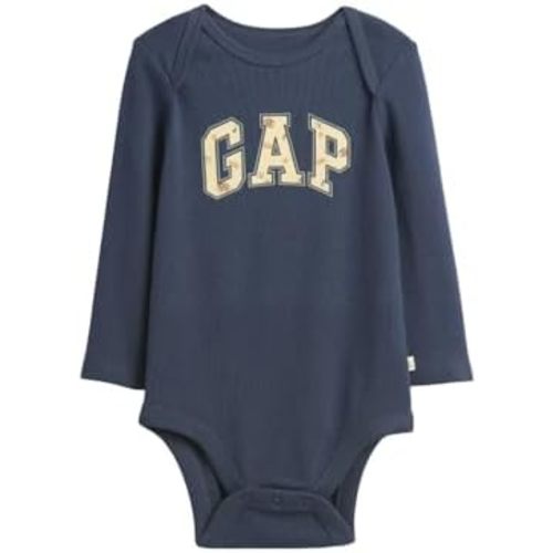 GAP baby-girls Long Sleeve Logo Bodysuit