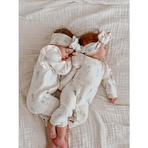 Luna + Luca Tulip Jacquard Jumpsuit