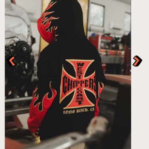WCC Red Flame Hoodie