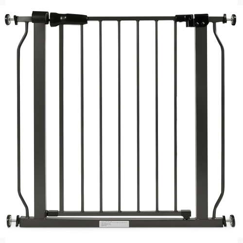 BalanceFrom Walk-Thru Safety Gate for Baby & Pets, 29.1" to 33.8" Opening, 30"H, Graphite